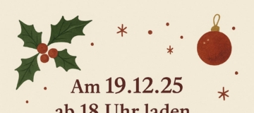 Einladung zum Weihnachtsumtrunk